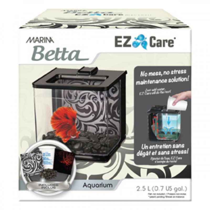 Marina .7gal EZ Care Betta Kit Black - Image 2