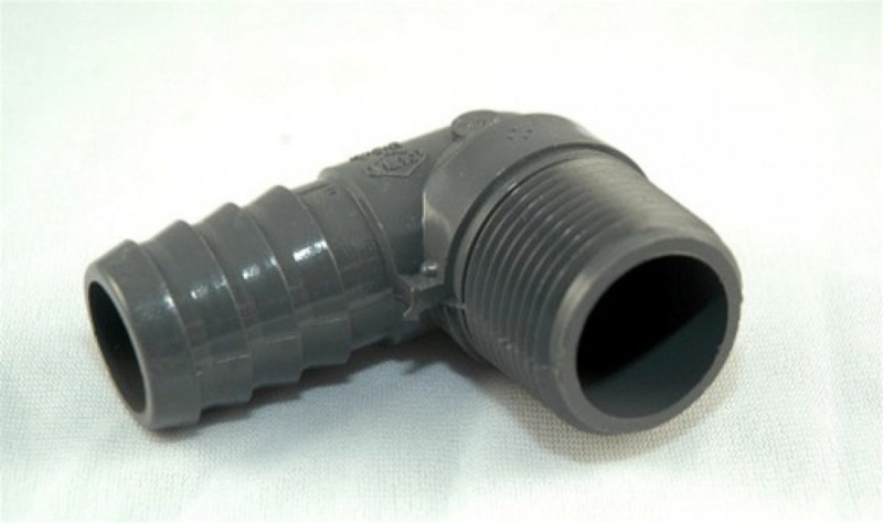 Hose Elbow Adapter 1" MPT x 1" Insert