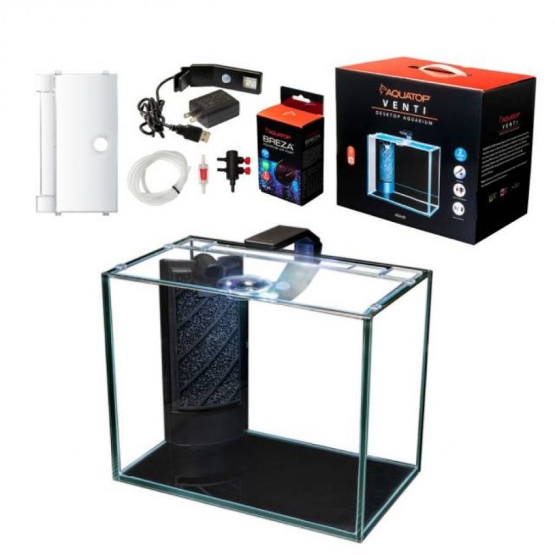 Aquatop Venti Showcase 2 Gal Desktop Aquarium - Image 2